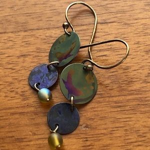 Dainty bird earrings